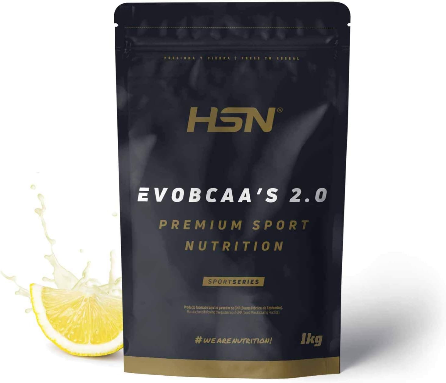 HSN BCAA con Glutamina Evobcaa's 2.0 | Sabor Limón 1 Kg