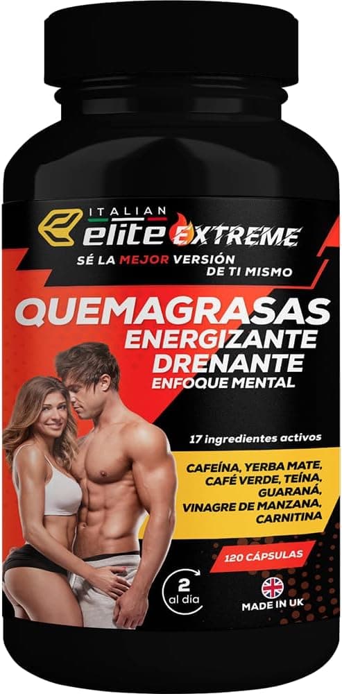 Elite Extreme, Quemagrasas potente para adelgazar 120 cáps
