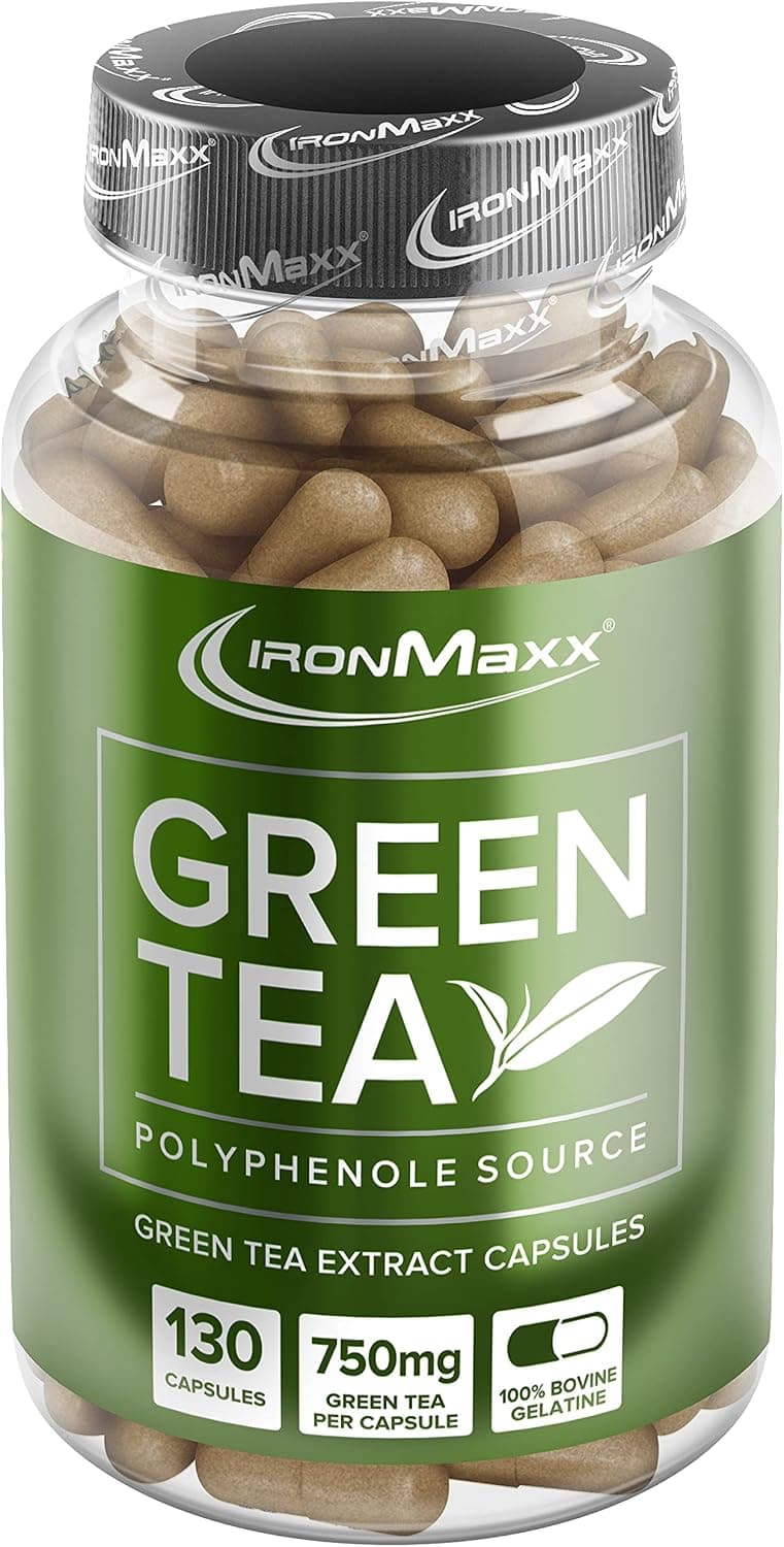 IronMaxx extracto de Té verde, 130 cápsulas